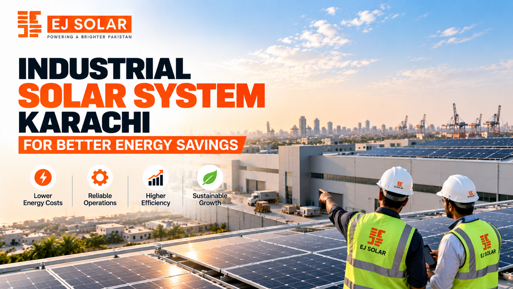 Industrial Solar System Karachi for Better Energy Savings