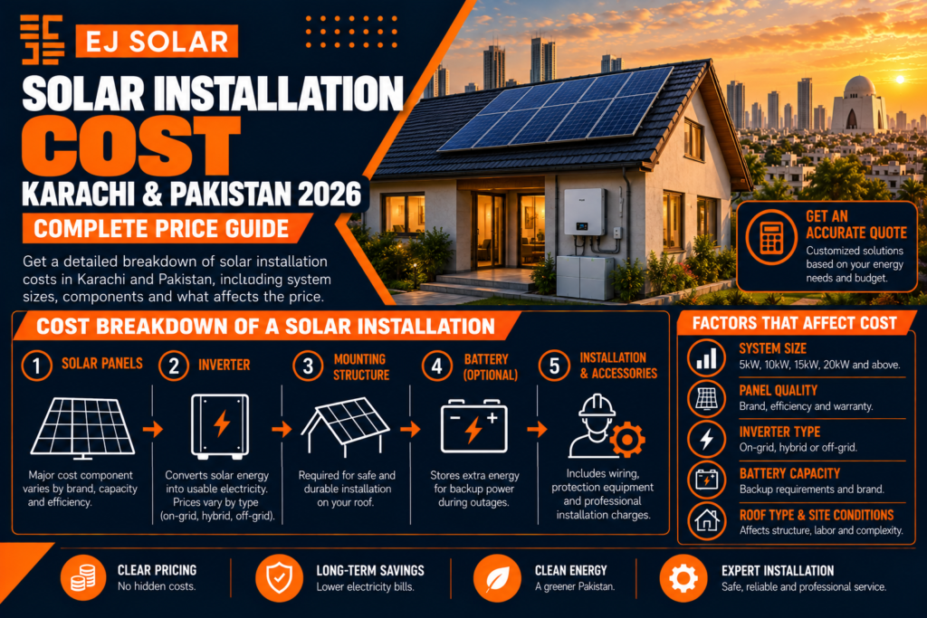 Solar Installation Cost in Karachi: Complete Pricing Guide