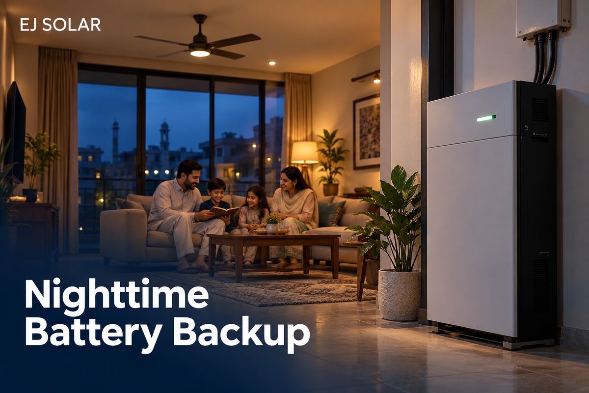 How Much Solar Battery Capacity Do You Need for Nighttime Backup